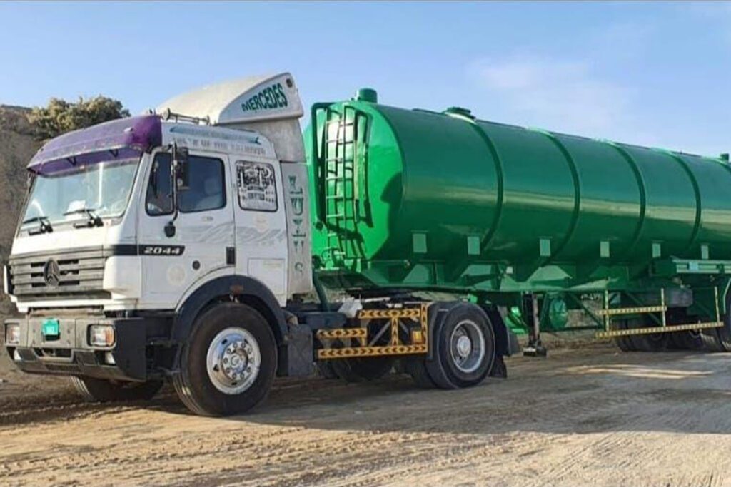 bentonite water tanker